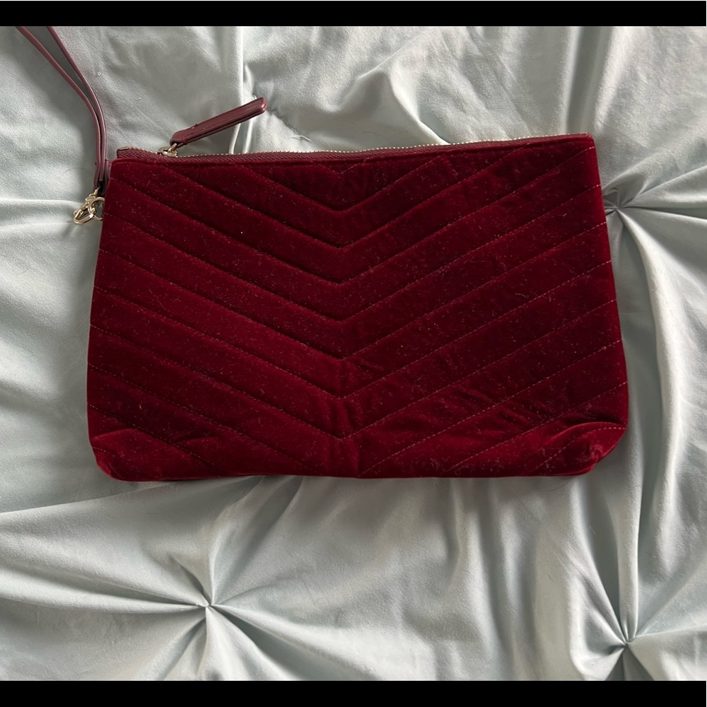 Old Navy velvety closet clutch